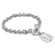 925 Sterling Silver Bracelet For Women's - Italian Handmade Rolo Chain 6.3, 6.7, 7.1, 7.5, 8 Inch - 