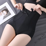 7A Antibacterial Zipper Abdomen Pants [058] Korean Style INS Slim-fit Slimmer Look High-waist Abdome