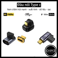 Type c magnetic connector protects laptop, M.A.C - 40Gbps speed, 8k60hz output, 100w charging - A404