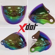 Topi keledar Visor untuk Xdot G518/G518B Blitz/ MDH D2/ Swan / LTD / indeks / LASER /MV bintang