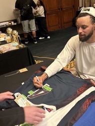 Stephen Curry To your name 簽名球衣NBA勇士 名額有限 7/8 月 USASM簽售會