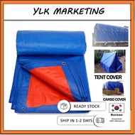 YLK Canvas Canopy 6FT 8FT 9FT 10FT 12FT 15/20FT【Kaki】 Blue Orange Kanvas Khemah Pasar Kolam Ikan Tut