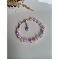 Gelang Manik Manik Aesthetic Korea Wanita Perempuan Anak