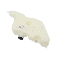 หม้อน้ำรถมอเตอร์ไซด์สำหรับ Kawasaki ZX10R ZX-10R 10R 2004 2005หม้อน้ำหล่อเย็นล้นถังขวดหม้อน้ำ ZX10R 