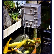 Fish Tank Non-Airtight Crate Filter Box Drip Box Top Mounted Filter Water Purification Circulation System Fish Pond Filter Swamp Box