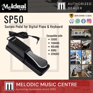 Meideal SP50 Keyboard and Digital Piano Sustain Pedal for Casio Yamaha Roland Korg Universal