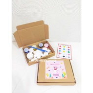 DIY Painting Tool Set for kids Gypsum Paint/ watercolor Brush Toy kids activity