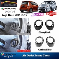 HermanAuto Perodua Myvi Lagi Best 2011-2015 Air Outlet Frame Cover Accessories Garnish