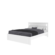 INDEX LIVING MALL เตียงนอน รุ่นโรม ขนาด 5 ฟุต - สีขาว