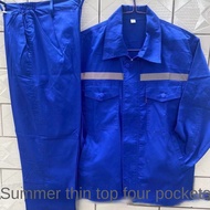 PPE Sets Safety Jacket + Cargo Pants  Work Safe Jacket Reflector Workwear   Men Women Shop Machinery