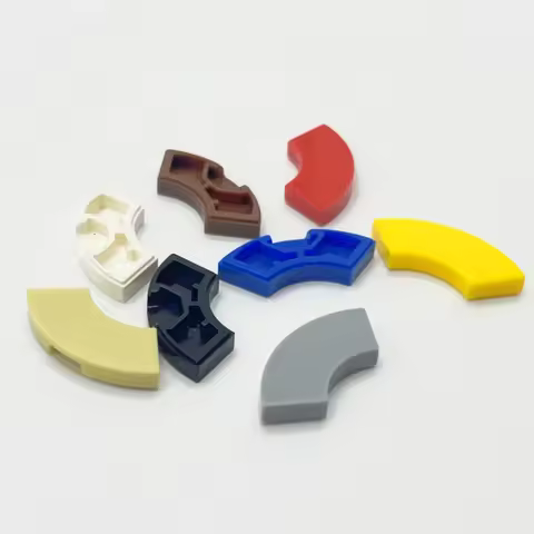 27925 Round Corner 2 x 2 Macaroni Bricks Collections Bulk Modular GBC Toys For Technical MOC DIY Bui