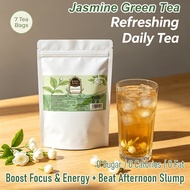 [Local stock] Jasmine Green Tea Dried natural flower tea (7s) soothe mood Boost Focus & Energy For M