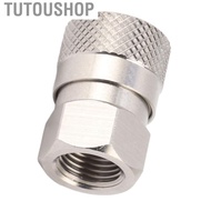 tutoushop-my CO2 Refill Adapter  Good Sealing Resistant Fine Polishing 1/8NPT Female Gas Charging Co
