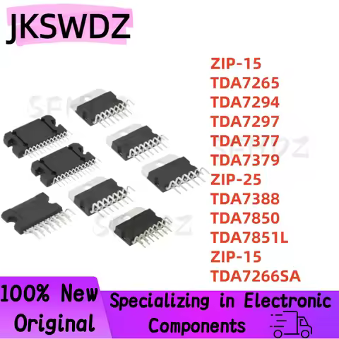 5PCS NEW TDA7265 TDA7294 TDA7297 TDA7377 TDA7379 ZIP-15 TDA7388 TDA7850 TDA7851L ZIP-25 TDA7266SA ZI