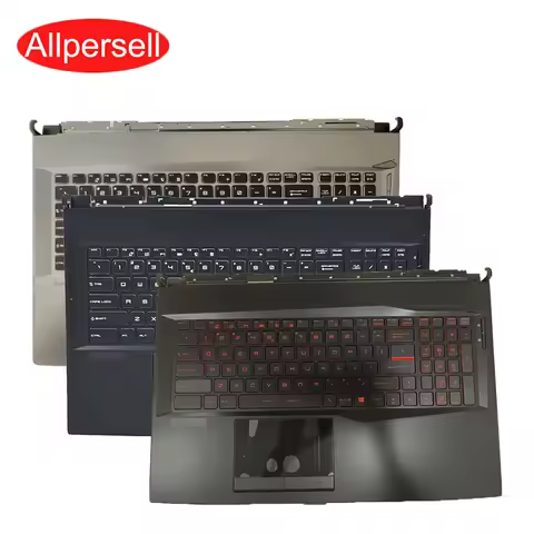 Laptop shell keyboard for MSI GL75 GP75 MS-17E1 17E2 17E5 17E7 palm rest cover Upper case backlight 