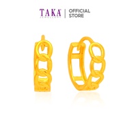 TAKA Jewellery 916 Gold Hoop Earrings