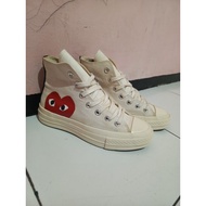 Second C*umbleverse X CDG Hi White Shoes size - 35