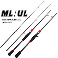 Ready Stock Malaysia FRRTC UL Rod Ultra Light Fishing Rod 1.65m 1.8m Carbon Fiber ML Joran Pancing M