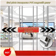 VCology -Tirai pintu magnetik dengan rel geser penahan angin dan menjaga hangat saat musim dingin ti
