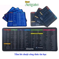 Mouse pad, computer formula mouse pad size 70x30cm with super cool mouse grip edges