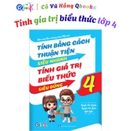 BOOK FOR VALUES OF FORMULAS BY CONVENIENT WAY GRADE 4