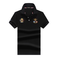 Men's Polo Shirt Summer Embroidered Slim Polo Shirt for Men Casual Short Sleeve T-Shirt Men's Top