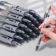 10/50pcs bundle 0.5mm ballpen set retractable quick-drying pen large capacity office school supplies