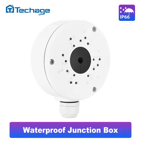 Techage IP66 Waterproof Iron Junction Box For Security Surveillance IP Camera Brackets CCTV Accessor