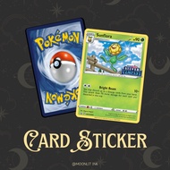 [Pokemon TCG Card Sticker - SUNFLORA] TnG Sticker / Access Card Sticker / Card Sticker