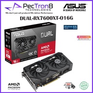 ASUS Dual Radeon Rx 7600 Xt Oc Edition 16Gb Gddr6 Pci_E_X16(AMD Rdna 3,Pcie 4.0,Hdmi 2.1,Displayport