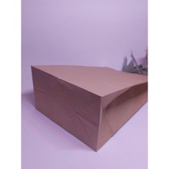 100 kraft paper bags without handles (20x12x30)