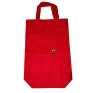 MERAH Spunbond Bag 24 X 22 X 28 Red Goodie Bag 24X22X28 Red