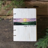 I love morning. Notebook Handmade notebook Diary 筆記本 journal