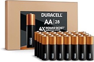 Duracell Optimum AA Batteries with 4x Power Boost Ingredients, 28 Count (Pack of 1), Re-closable pac