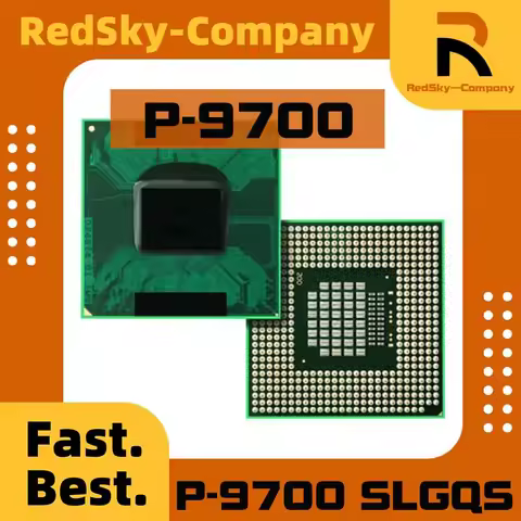 Core 2 Duo Mobile P9700 SLGQS 2.8 GHz Dual-Core Dual-Thread CPU Processor 6M 25W Socket P