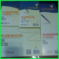 ▽ ◊ ⇩ YELLOW pad paper set Victory pad paper