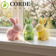 CORDE Easter Bunny Ornament, Novelty Simulation Bunny Rabbit Easter Figurine, Vintage Cute DIY Handm