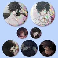 1pc S-Slow Damage Towa Badges Button Round Creative Pin Brooch Badge Bag Decor Accessories Fans Coll