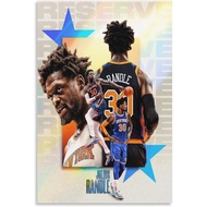 Julius-randle Poster 7 Wall Art Canvas Print Poster Home Bathroom Bedroom Office Living Room Decor C