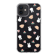 HI-SHIELD Stylish เคสใสกันกระแทก iPhone รุ่น Miffy025 [เคส iPhone17iPhone16iPhone15iPhone14iPhone13i