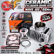 Z5 Ceramic Cylinder block Wave125 66mm