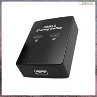 [L E U R] 2 Ports USB2.0 Hub USB Switch Printer Sharer Two Computers Share A Usb Device 2 in 1 Out U
