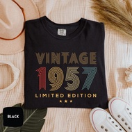 68th Birthday Comfort T Shirt | Vintage Limited Edition 1957 Shirt | 68th Birthday Tshirt | Est 1957