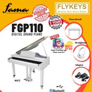 [FAMA]Flykeys FGP110 88-Key Digital Electric Grand Piano (FGP-110 / FGP 110) - White