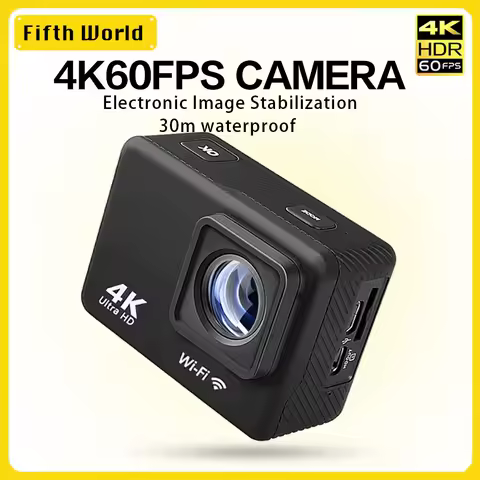 Action Camera 4K 60fps With Remote Control Screen Waterproof Sport Camera drive recorder Action cam 