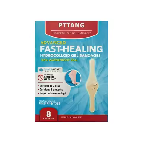 8pcs Anti-friction Colloid Gel Bandages Fast Healing Wound Care Foot Patches First Aid Blisters Spor