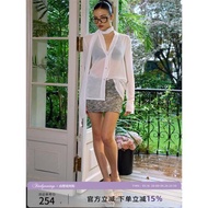 《張予曦同款》FIND YA WINGS輕熟氣質顯瘦微透襯衫性感上衣女