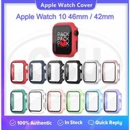 Apple Watch Series 10 46mm / Apple Watch Series 10 42mm Sarung Full Built‑in Tempered Glass