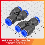 [5 Pieces]- PW8-6 Y-Tube Pneumatic Connector 8mm to 6-6mm Tech Components