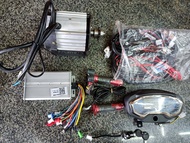 ชุดมอเตอร์ 48v 1500w ทำหัวเฟือง เฟือง14 ฟัน มอเตอร์มีที่ระบายความร้อน และฐานยึดมอเตอร์ เหมาะสำหรับดั